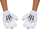 Disney-Verkleidung – Mickey-Mouse, Mickey-Mouse-Handschuhe, Einheitsgröße für Erwachsene