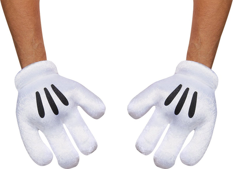 Disney-Verkleidung – Mickey-Mouse, Mickey-Mouse-Handschuhe, Einheitsgröße für Erwachsene