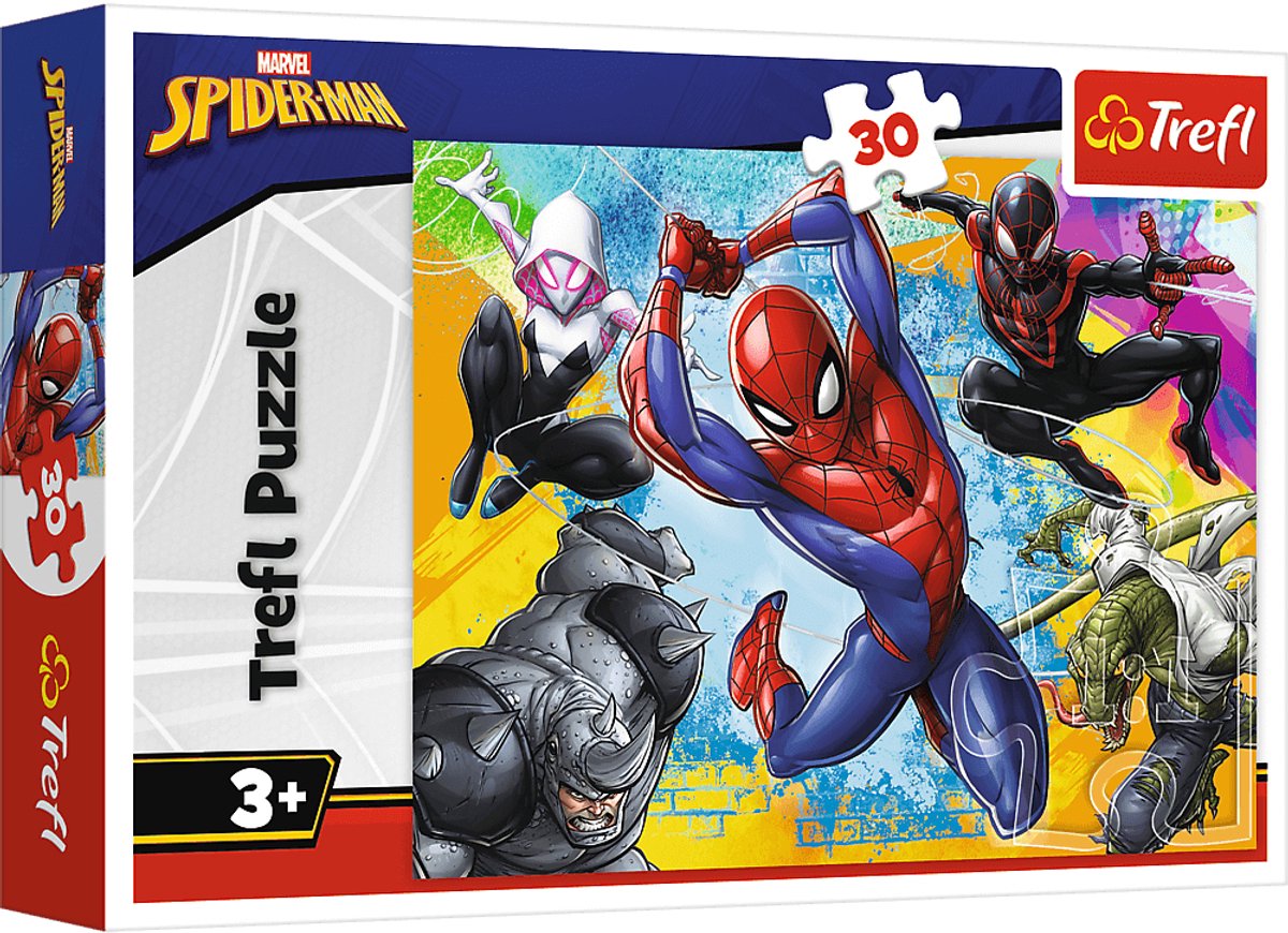 Trefl Spider-Man-Serie – Puzzle – 30 Teile – 27 x 20 cm
