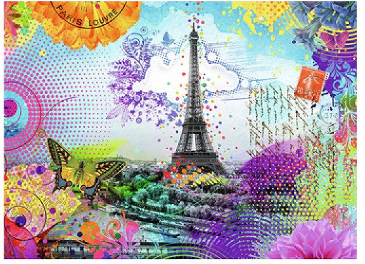 Ravensburger Jigsaw Puzzle Postkarte aus Paris, 500st.
