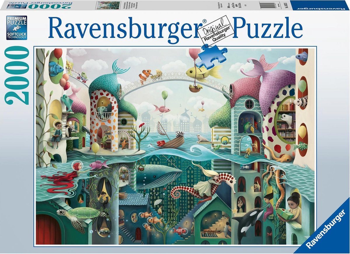 Ravensburger Puzzle „Wenn Fische laufen könnten“ – Puzzle – 2000 Teile