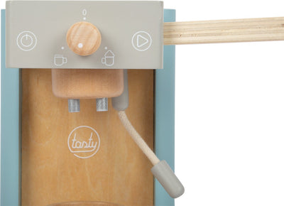 Kleiner Fußspielzeug -Baristaset lecker