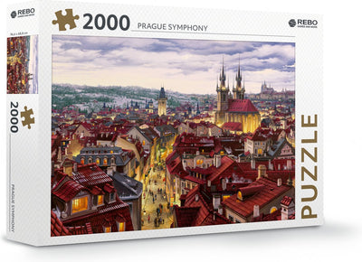 Rebo Productions Rebo Puzzle 2000 Teile – Prager Symphonie