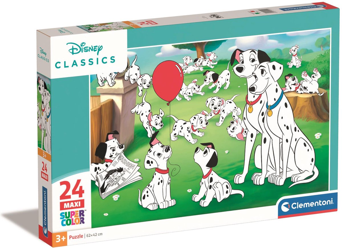 Clementoni - Puzzle - 24 Maxiteile - Disney-Tiere - Kinderpuzzle - ab 3 Jahren