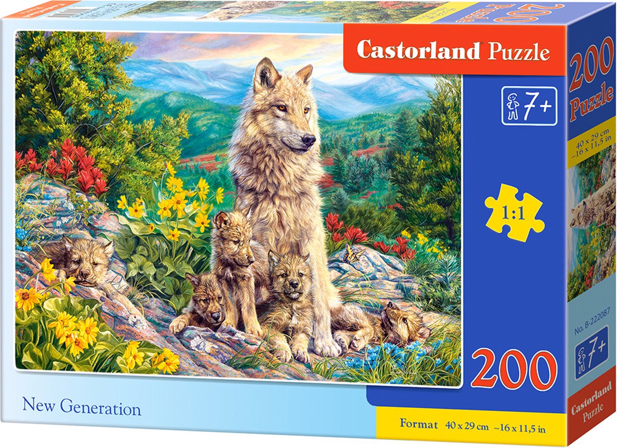 Castorland New Generation – Puzzle – 200 Teile – Fahrzeuge – Premium-Qualität