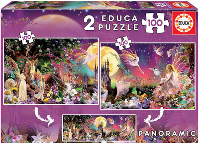 Educa-Puzzle - Fantasie - 2 x 100 Teile