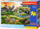 Castorland Welt der Dinosaurier – Puzzle – 100 Teile – Dinosaurier – Premium-Qualität