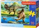 Castorland Tyrannosaurus vs. Triceratops – Puzzle – 70 Teile – Dinosaurier – Premium-Qualität