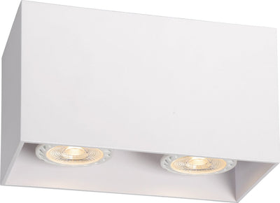 Lucide Bodi - Deckenstrahler (Deckenleuchte) - 2xGU10 - Weiß