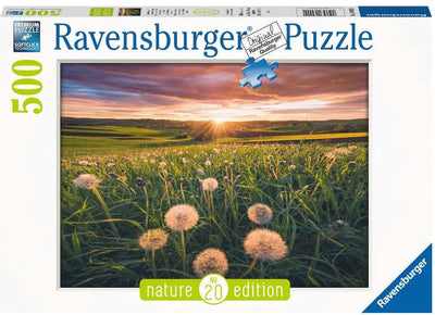 Ravensburger Puzzle Löwenzahn bei Sonnenuntergang – Puzzle – 500 Teile