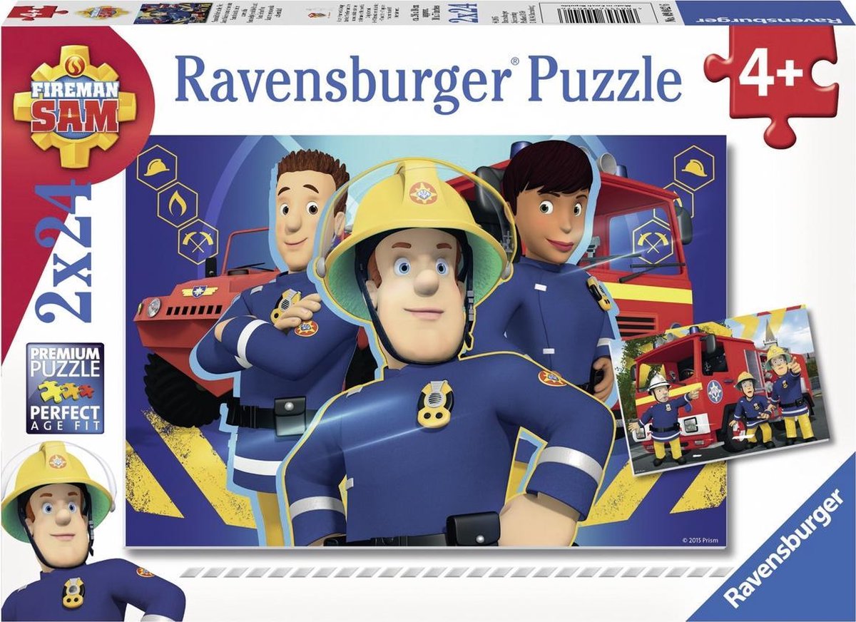 Ravensburger - Sam hilft dir aus dem Feuer 2x24 Stücke