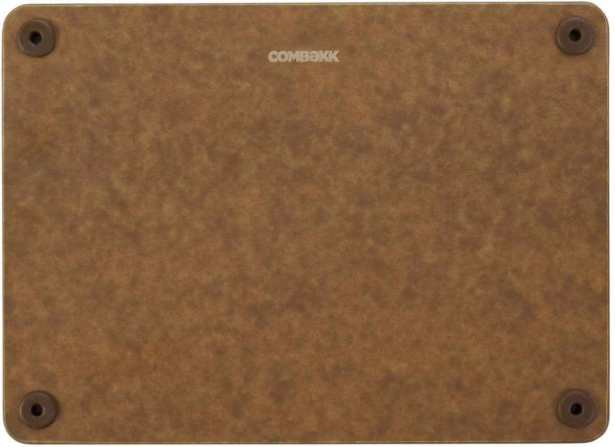 Combekk-Schneidebrett – FSC-gepresstes Holz – frei von Mikroplastik – antibakteriell – spülmaschinenfest – 15 x 20 cm – braun