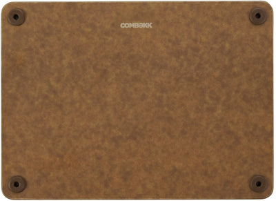 Combekk-Schneidebrett – FSC-gepresstes Holz – frei von Mikroplastik – antibakteriell – spülmaschinenfest – 15 x 20 cm – braun