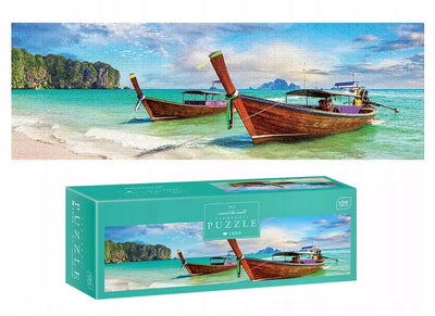 Geronimo-Spiele-Puzzle – Interdruk-Panorama-Puzzle 1000 Studien – rund um die Welt – Interdruk –