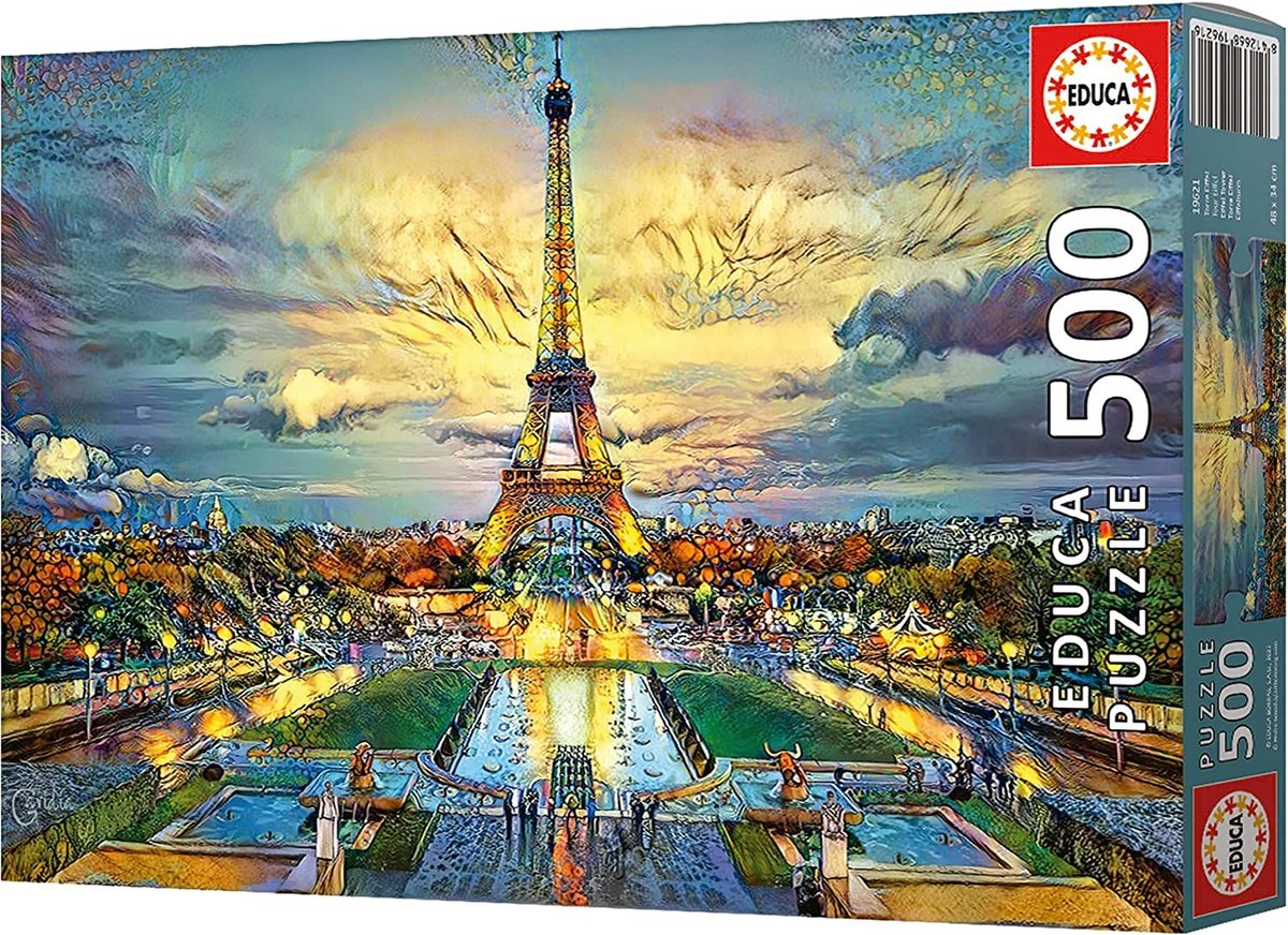 Educa - Puzzle - 500 Teile - Eiffelturm