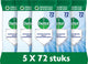 Dettol Desinfektions-Reinigungstücher – Reiniger – 72 Stück – 5 Stück – Vorteilspackung