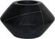 Zweig-Design-Teelicht Maysa 3 – Marmor – 12 x 7 cm – schwarz