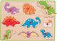 Bigjigs Holz Nick Puzzle Dinos, 9dlg.
