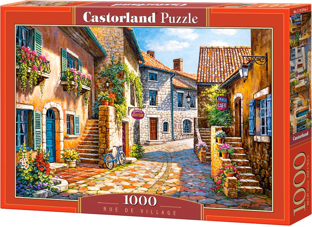 Selecta Castorland Jigsaw Puzzle Rue de Village, 1000st.