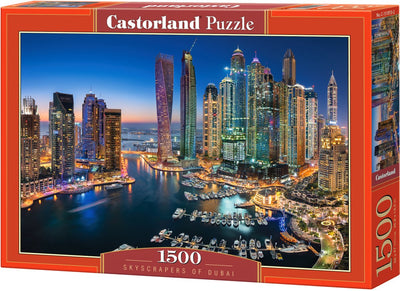 Castorland-Wolkenkratzer von Dubai – Puzzle – 1.500 Teile – Satin-Finish – perfekte Passform – europäische Qualität