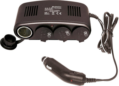 Carpoint LED 4-fach Feuerzeugbox – 12 V – 10 A
