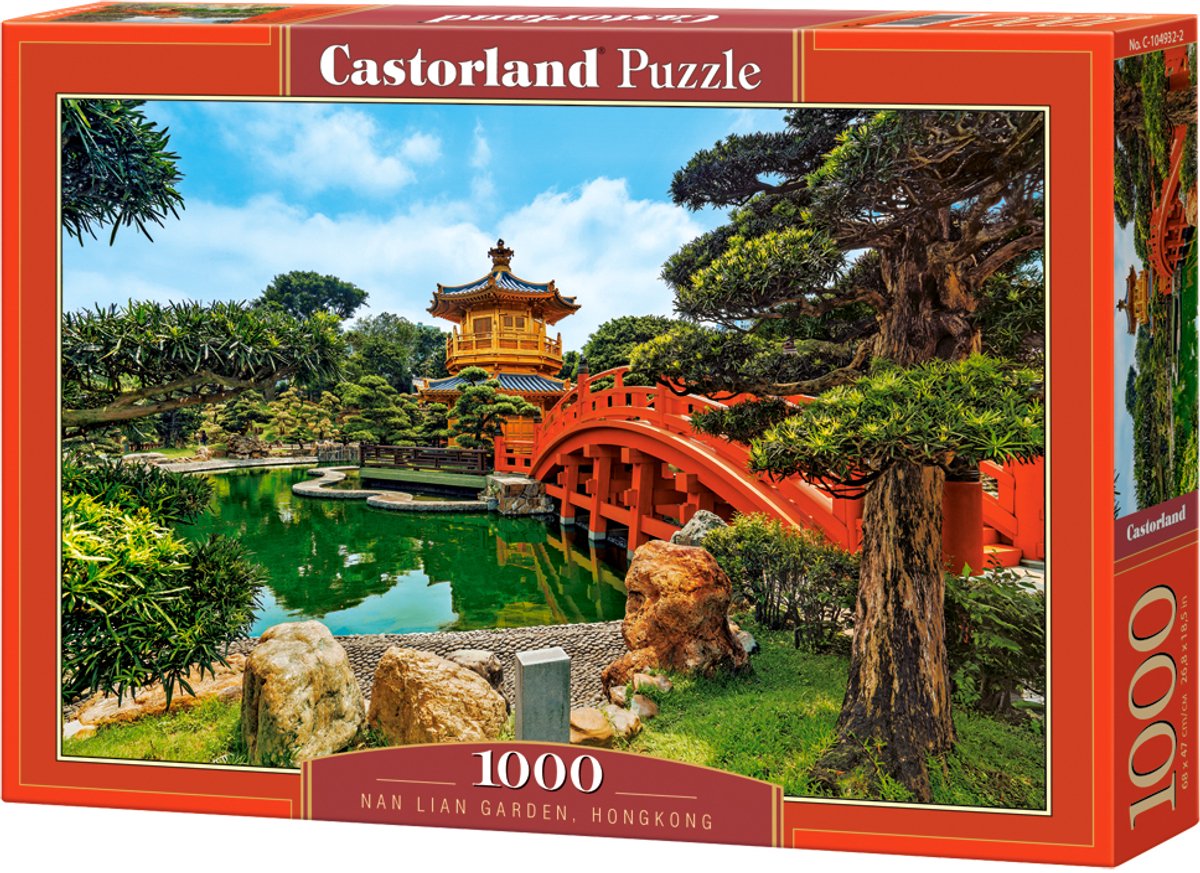 Castorland Nan Lian Garden, Hongkong – Puzzle – 1000 Teile – Satin-Finish – perfekte Passform – europäische Qualität