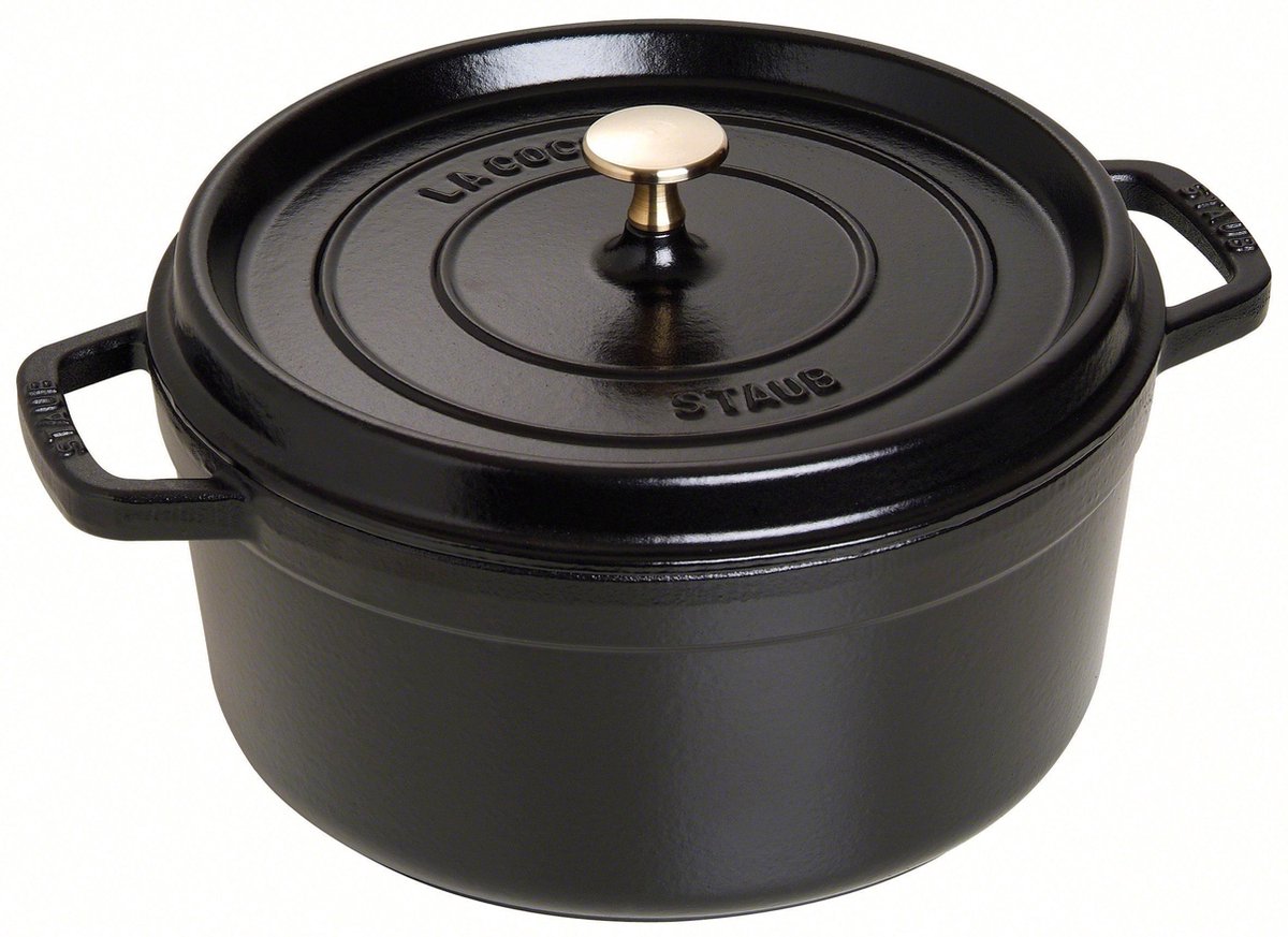 Staub Bratpfanne - rund - 26 cm - schwarz