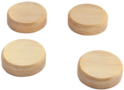 Sigel-Magnete – massives Kiefernholz – ø 33 mm – 4 Stück – si-ba210