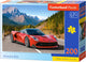 Castorland Mountain Ride – Puzzle – 200 Teile – Berge – Supersportwagen – Premium-Qualität