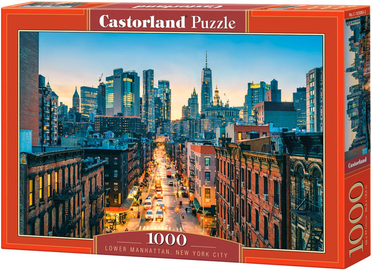 Castorland Lower Manhattan – Puzzle – 1000 Teile – Satin-Finish – perfekte Passform – europäische Qualität