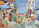 Gibsons – auf dem Weg zum Strand (von Trevor Mitchell) – 1000 Teile 68×49 cm (B×H) – Puzzle für Erwachsene