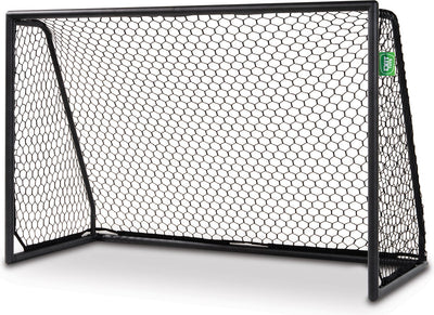 Exit Toys Exit Scala Aluminium Fußballtor 180x120cm – wetterfest – Fußballtor – für Kinder – Garten – Schwarz