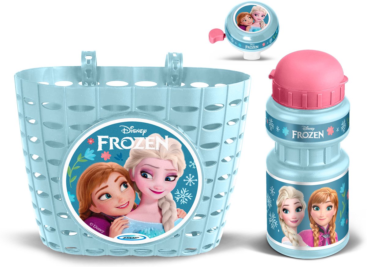 Stempel Disney Zubehörset Frozen Blau Rosa Weiß 3-teilig