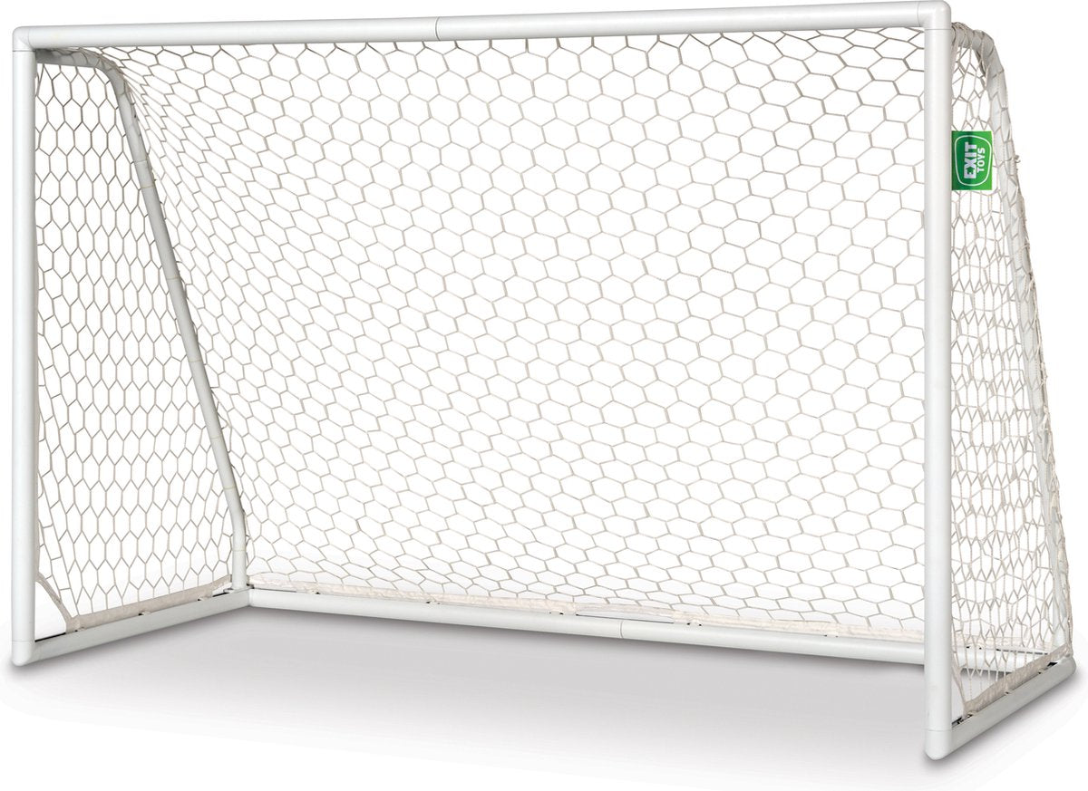 Exit Toys Exit Scala Aluminium Fußballtor 180x120cm – wetterfest – Fußballtor – für Kinder – Garten – Weiß