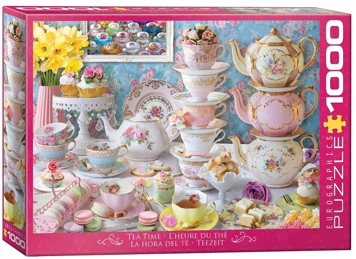 Eurographics - Teetisch [Teetisch] - 1000 Teile 68×48cm (B×H) – Puzzle