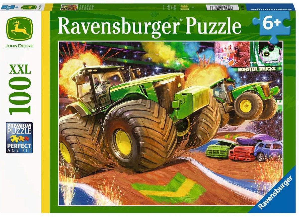 Ravensburger Puzzle John Deere Big Wheels – Puzzle – 100 Teile