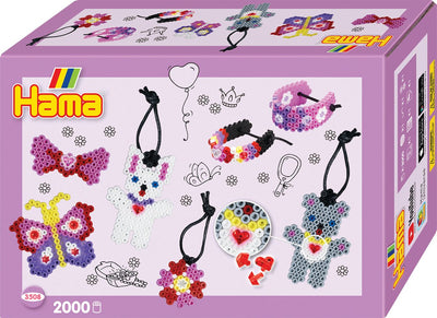 Hama - Bügelperlen-Set - Geschenkbox-Modeset - 2000-teilig