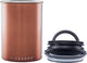 Planetendesign – Luftlandschaft – Kaffeebohnen – Vorratsdosen – Vakuum – Kaffee – Stahl – gebürstetes Kupfer – 500 Gramm