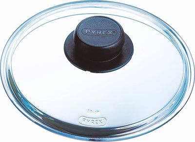 Pyrex klassischer Zubehördeckel – Borosilikatglas – ø20 cm – transparent
