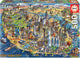 Educa - Puzzle - 500 Teile - Karte von New York