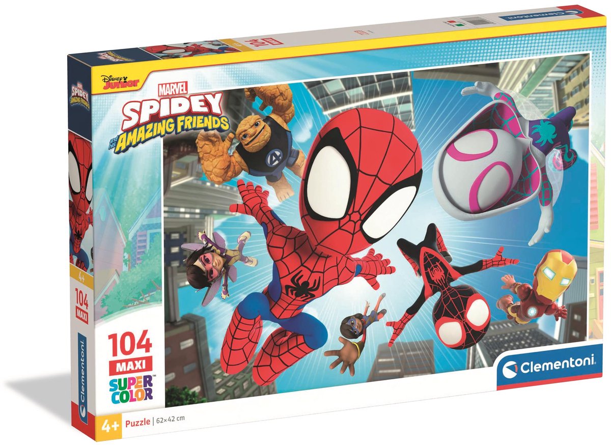 Clementoni Jigsaw Puzzle Maxi Spidey und sein erstaunliches, 104st.