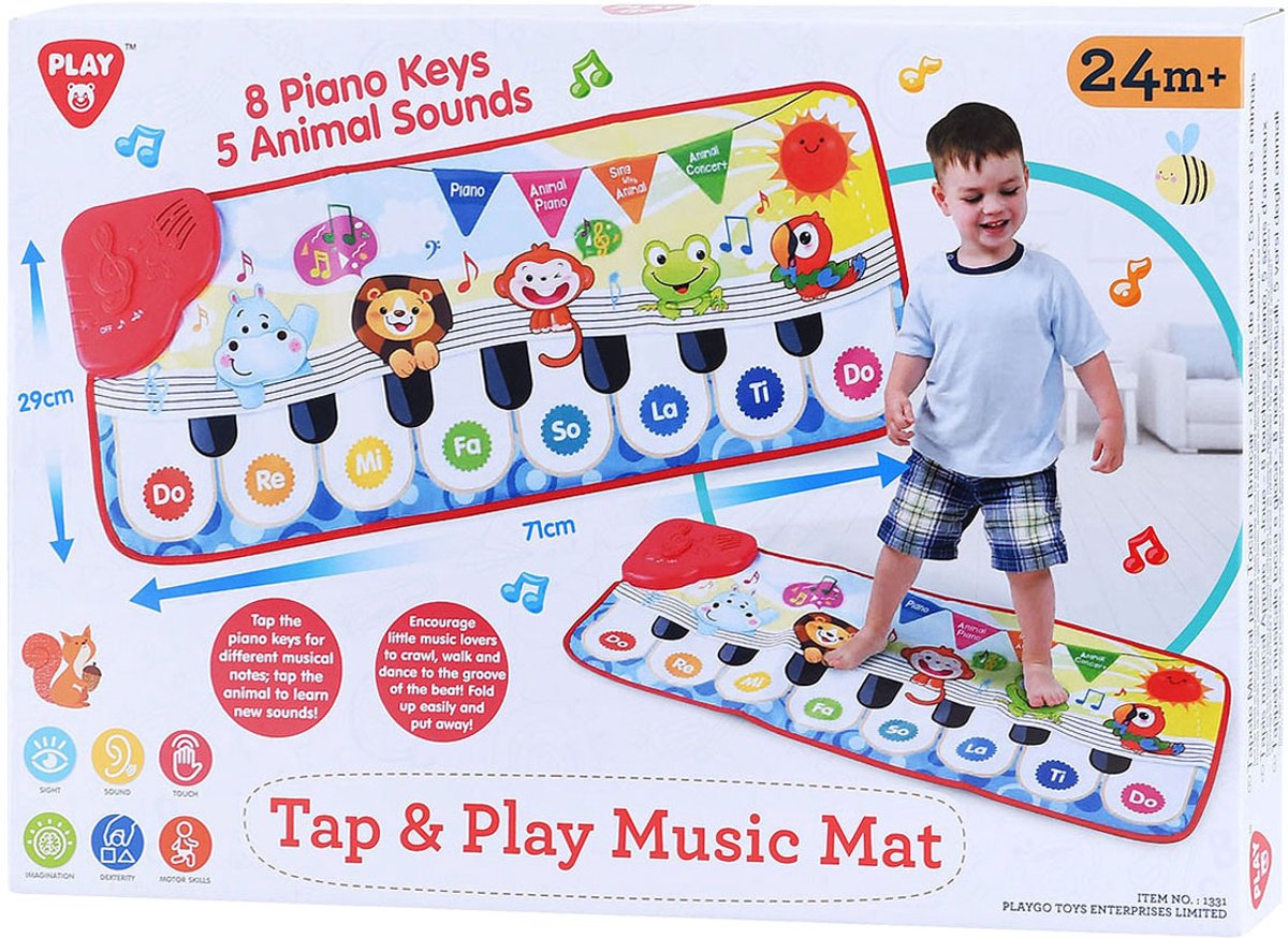 Spielen Sie Piano Music Mat, 71 cm