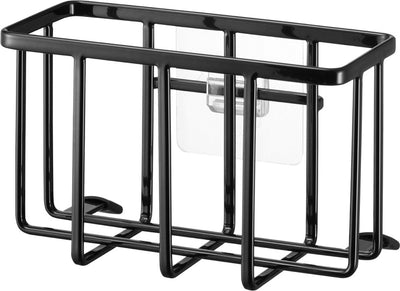 Selbstklebender Waschbeckenkorb von Yamazaki – S – Turm – Schwarz