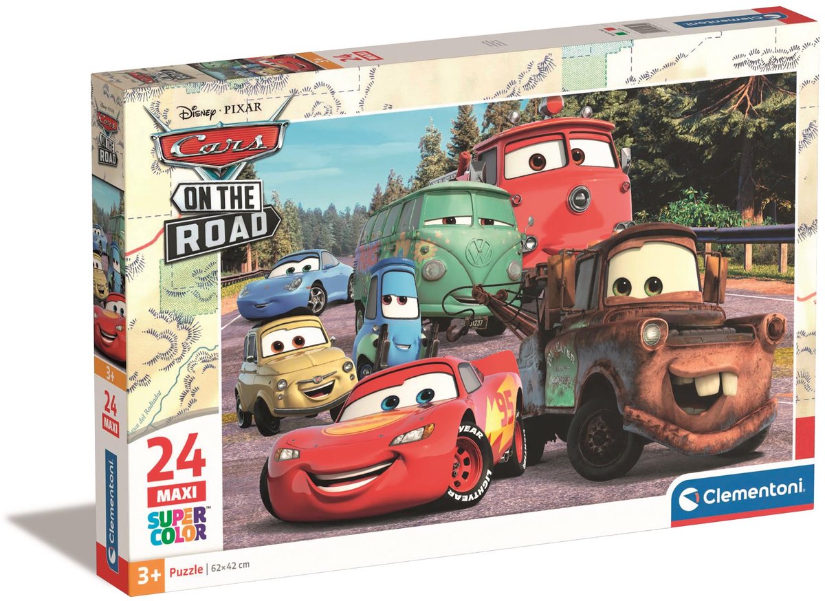 Clementoni Maxi Jigsaw Puzzle Cars, 24st.