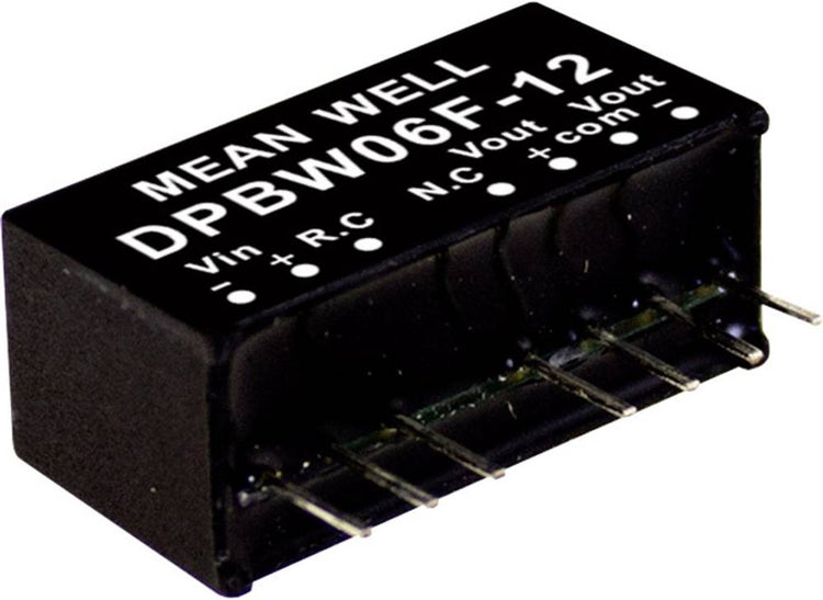Mean Well dpbw06f-15 DC-DC-Wandlermodul 200 ma 6 W Anzahl der Ausgänge: 2 x Inhalt 1 Stück(e)