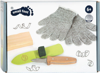 Kleiner Fuß - Holzschnitt und Bearbeitung Entdeckungsset, 5dlg.