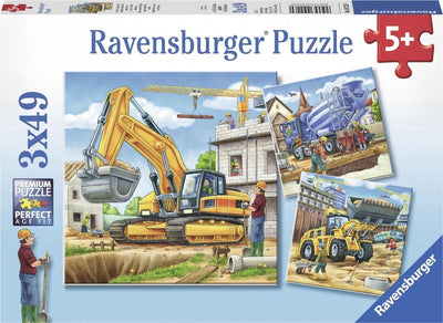 Ravensburger - Große Gebäudefahrzeuge 3x49st.