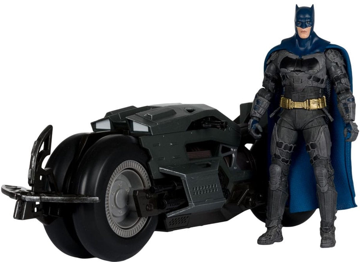 Mcfarlane spielt mit Batman das Flash-DC-Multiversum-Fahrzeug-Batcycle