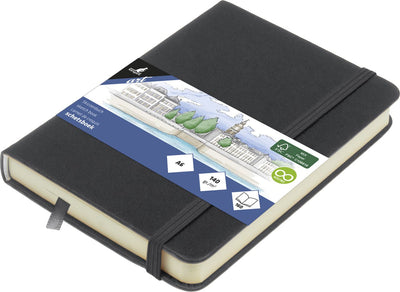 Kangaro-Skizzenbuch – A6 – Kaltgrau – PU-Hardcover – mit Gummiband und Leseband – K-861215