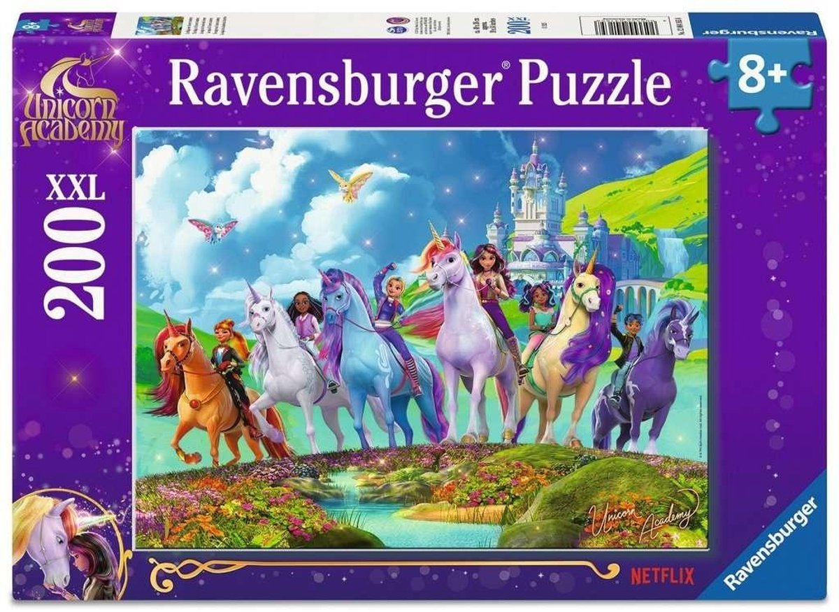 Ravensburger Puzzle XXL 200 Einhorn-Akademie - Puzzle XXL 200 Einhorn-Akademie